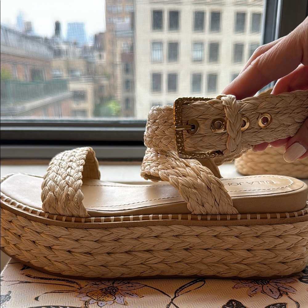 Ulla Johnson Raffia Platform Espadrille - image 8